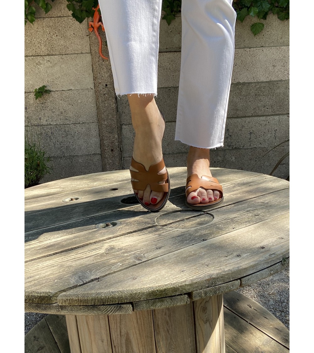 Derby Mule Flat - Camelleo