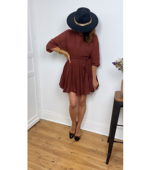 Valentina: robe terracotta