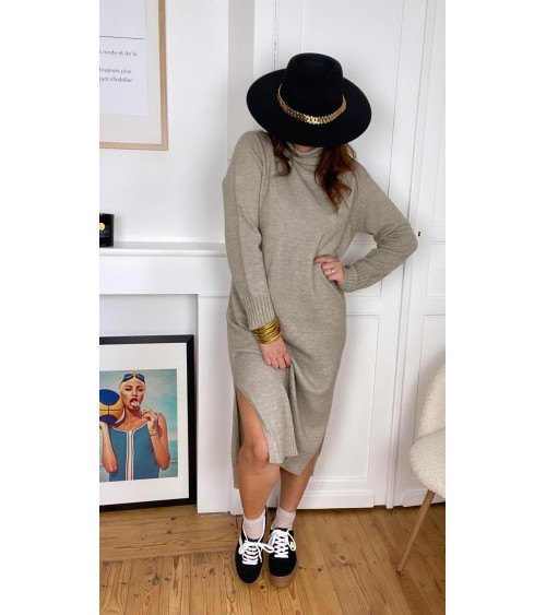 Allye: robe pull longue